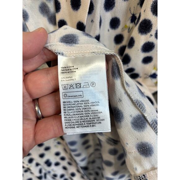 Anna Glover x H&M Oversized Blazer Novelty Print Womens sz 8 Coastal Cot… - Picture 3 of 4
